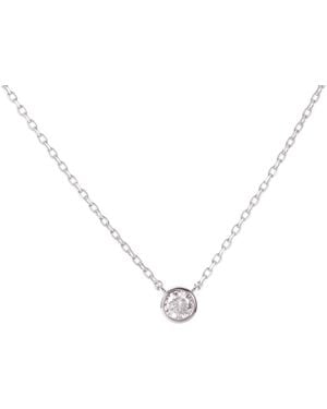 BLOOMTINE | Earth Angel HQ Illuminess Sterling 6Mm Moissanite 'The Light Inside You' Choker - Metallic