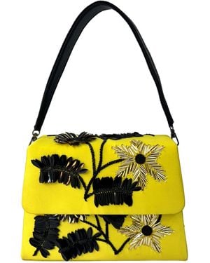 Simitri Daisy Trapezee Bag - Yellow