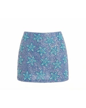 Oceanus Starfish Skirt Periwinkle - Blue