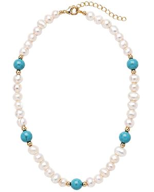 Outrage London Pearls Necklace - Metallic