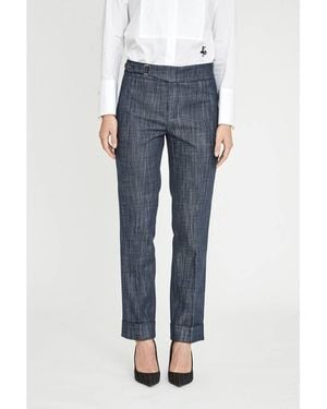 The Extreme Collection Tailored Straight-Leg Denim Trousers Atelier - Blue