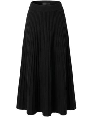 At Last Maplewood Knitted Skirt - Black