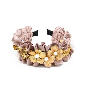 ADIBA Floral Handmade Headband - Pink