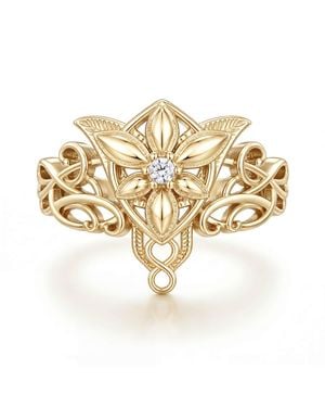 Azura Jewelry New York Evenfall Star Ring Vermeil - Metallic