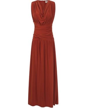 Celestine & Mae Daphne Maxi Dress - Red