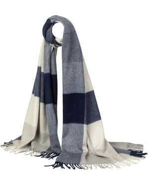 Kinalba Callan Reiver Cashmere Stole - Blue