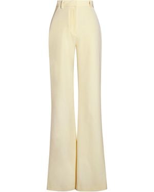 Miss Circle New York Quinnie Butter Slim Suit Pants - White