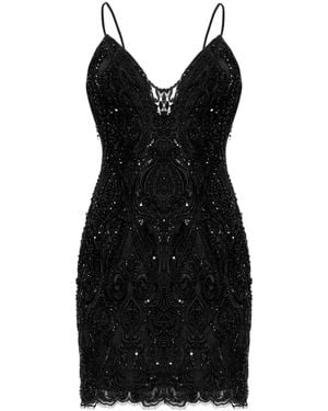 Angelika Jozefczyk Embroidery Dress Noir - Black