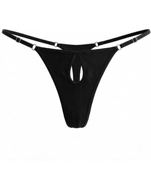 Alevy Studios Drop Thong - Black