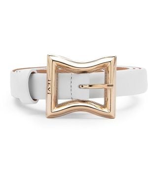 Ilvi Fidelya Leather Belt - White