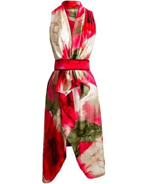 Byvinnik Neutrals Variations Duster - Red