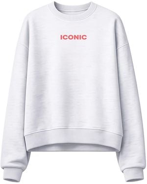 Tantra Spain Sl Sweatshirt With Iconic Fluorescent Text On The Front And Back - White