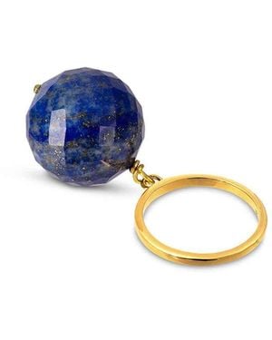 Amadeus Bubble Lapis Lazuli Gemstone Ring - Blue