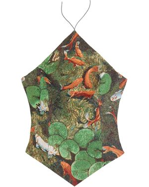 28Natelier The Koi Halter - Green