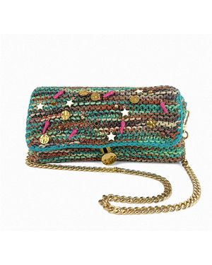 Hilo De Mar Small Hand-Knitted Handbag - Green