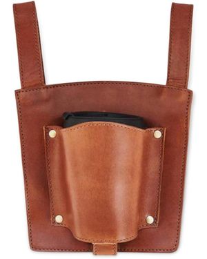 VIDA VIDA Leather Bike Coffee Cup Holder - Brown