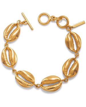 Jaredjamin Bel Mare Cowrie Seashell Bracelet - Metallic