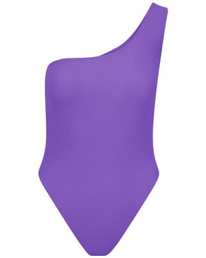 Blake Swimwear Wave One Shoulder Swimsuit - Purple