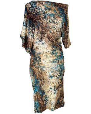 Jennafer Grace Viper Angle Dress - Green