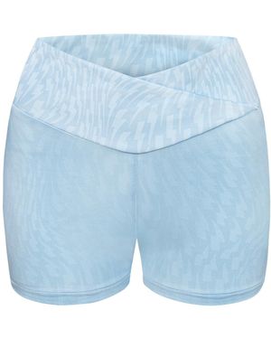 Ekcentrik High-Waisted Biker Shorts Baby - Blue