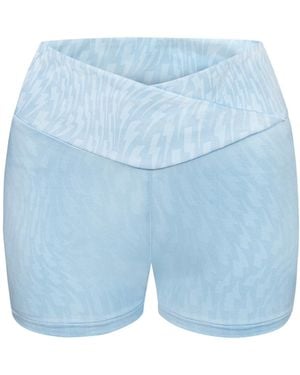 Ekcentrik High-Waisted Biker Shorts Baby - Blue