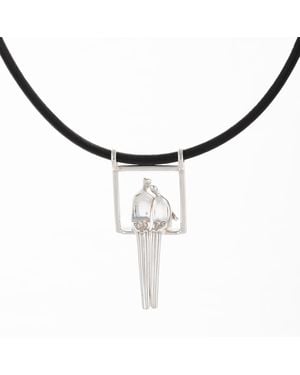 Yenny Cocq Llc Couple Pendant Close To Me - Metallic