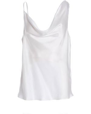 Eternoir Contour Silk Top - White