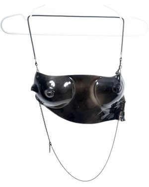 Laura Daili Glass Corset – Wearable Art - Black