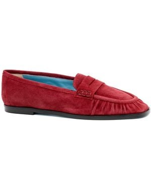Valentina Rangoni Bubble Penney Loafer - Red
