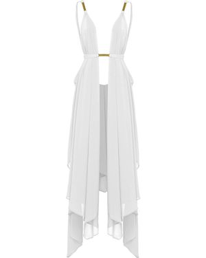 ANTONINIAS Clementine Beach Cover-Up - White