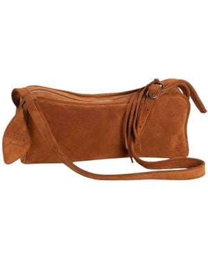Tarea Studio Dark Suede Frida Bag - Brown