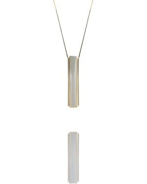 THE ROSE Neutrals Pendant One Ivory - Metallic