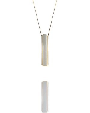 THE ROSE Neutrals Pendant One Ivory - Metallic