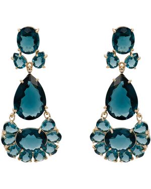 Marcia Moran Rowan Earrings - Green