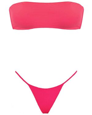 Ak Royalty Resortwear Lola Bikini Electric - Pink