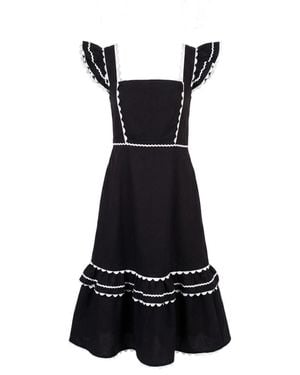 The Well Worn The Matilda Dress – A Timeless, Sustainable Statement - Black