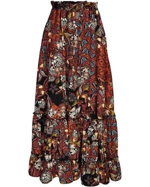 Jennafer Grace Baile Maxi Skirt - Brown