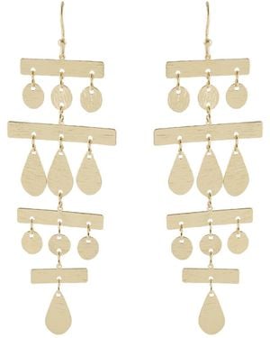 Marcia Moran Fabian Geometric Earrings - Metallic