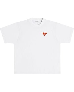 Dont Eat the Homies Deth Heart Tee - White