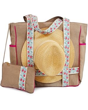 Sidney Byron Suncatcher Daytripper Tote & Pouch - Metallic