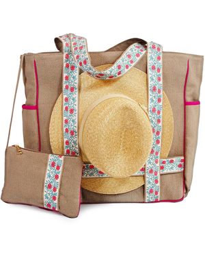 Sidney Byron Suncatcher Daytripper Tote & Pouch - Metallic