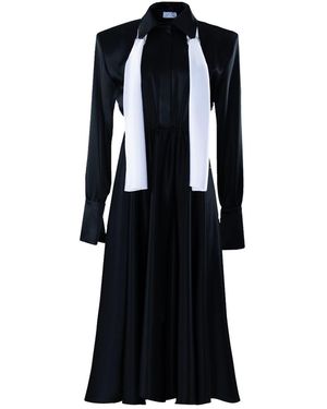 Vestiaire d'un Oiseau Libre Scarf Dress - Black