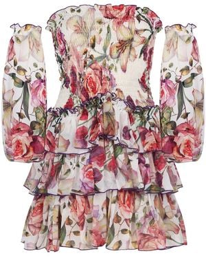 Nur Karaata Vinca Bianca Dress - Red