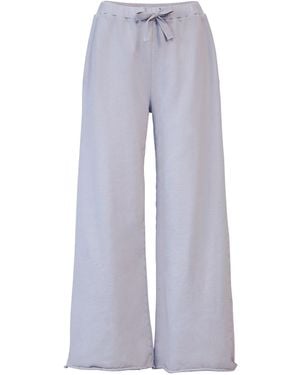 Love and Nostalgia Nicole Super Wide Track Pant Forest - Grey