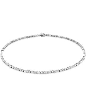 SALLY SKOUFIS Rebel Necklace With Made Cz Diamond Stimulant - Metallic