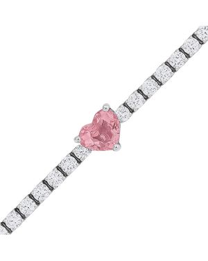 Maison De Gala Blush Heart Bracelet - Pink