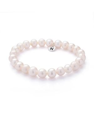 Nellou Jewellery Ellen Pearl Bead Bracelet - Pink