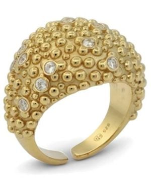 Martina Rozenberg Smira Jewelry Ripple Ring - Metallic