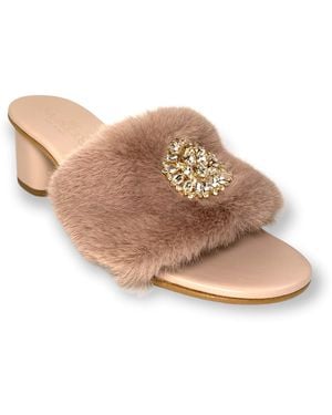 DAMAPREZIOSA Neutrals Victoria Vegan Sandal - Natural