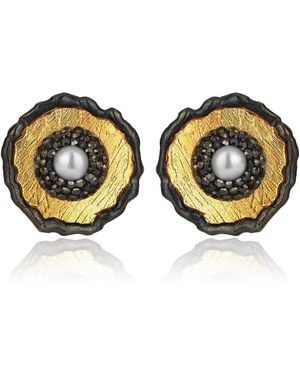 Nowart Jewelry Pearl Earrings - Metallic